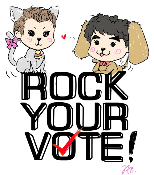 klainersrockthevote:
Klainers Rock The Vote is reminding you to register to vote if you haven’t already! If you have registered please remember to ask your friends, roommates, family, and random strangers even if they have! Voter registration deadlines are approaching!
Thank you to jacarfanda for this awesome artwork! As always if anyone writes a drabble to this art work, let us know :)
Register to Vote Here