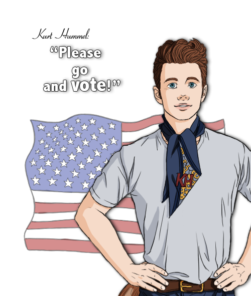 klainersrockthevote:
Klainers Rock The Vote is reminding you to register to vote if you haven’t already! If you have registered please remember to ask your friends, roommates, family, and random strangers even if they have! Voter registration deadlines are approaching!
Thank you to needklainenow for this awesome artwork! As always if anyone writes a drabble to this art work, let us know :)
Register to Vote Here
